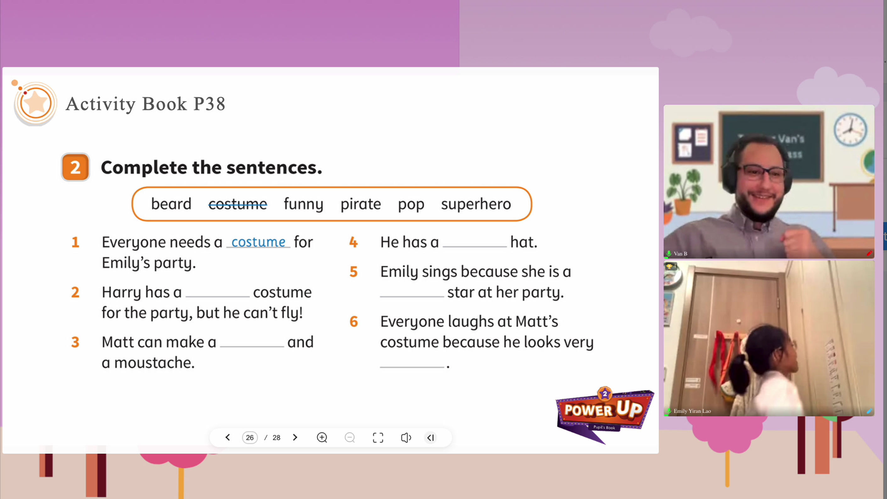 Emily - Sentences, Nouns  & Verb Forms + Fun!